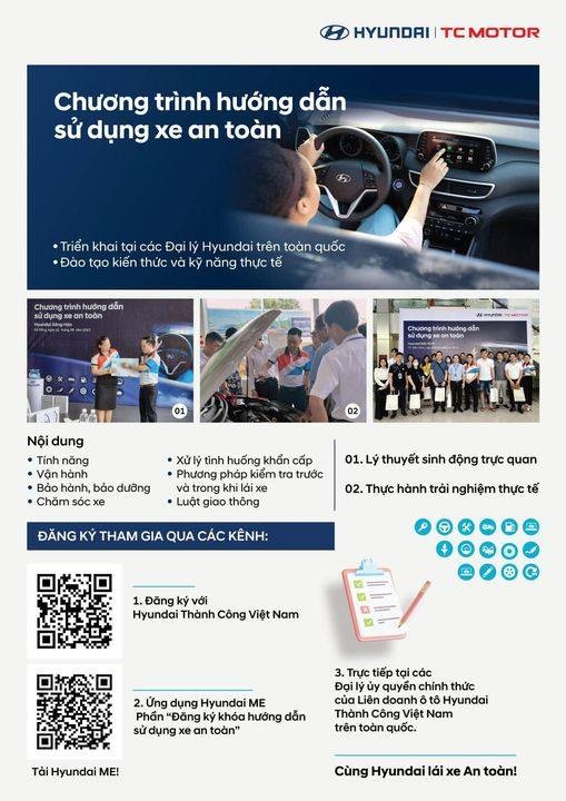Chương tr&igrave;nh hướng dẫn sử dụng xe an to&agrave;n